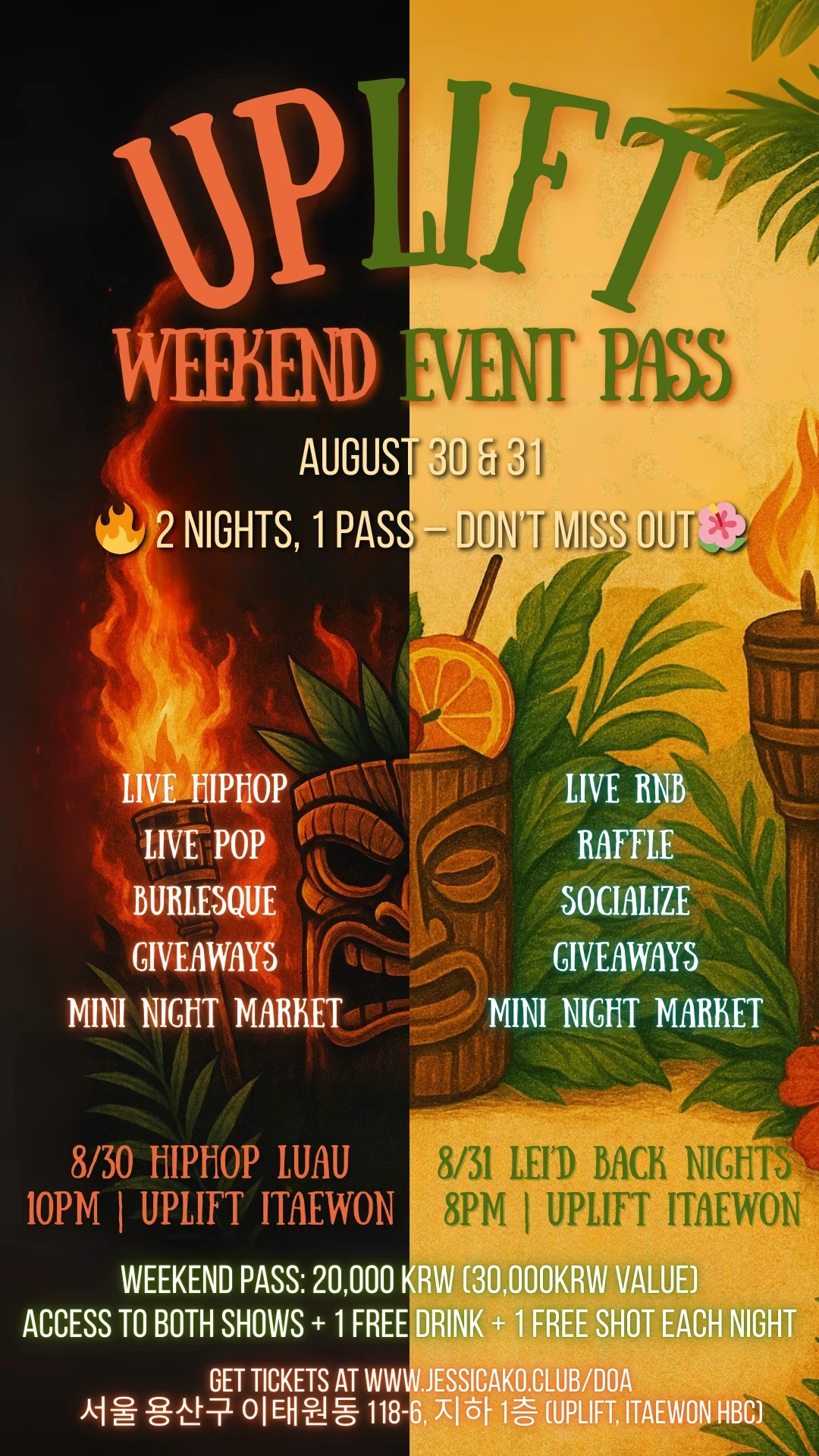 Live Hip-hop & RnB Weekend Event!