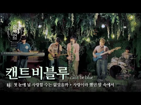 블루라 쓰고 뜨겁다 읽는다, 캔트비블루 (can't be blue) | 첫눈에 널 사랑할 수는 없었을까 + 사랑이라 했던 말 속에서 | 숲세권 라이브 (For:Rest LIVE)